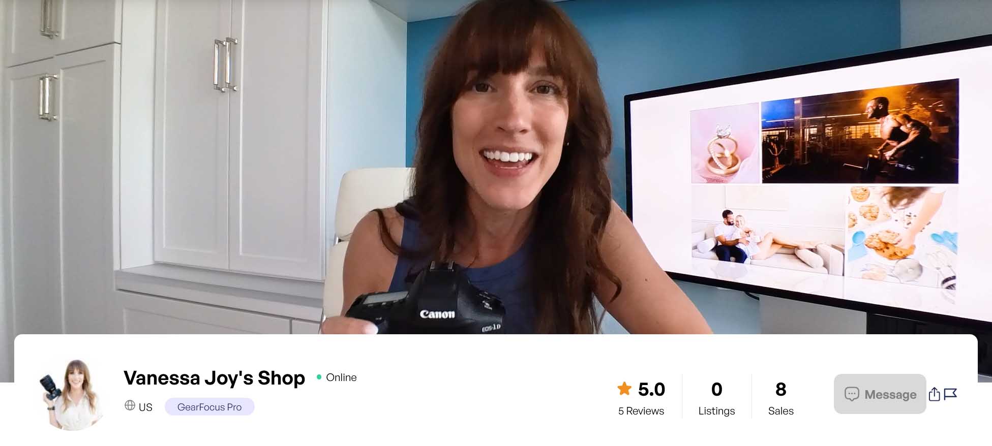 Vanessa Joy store banner